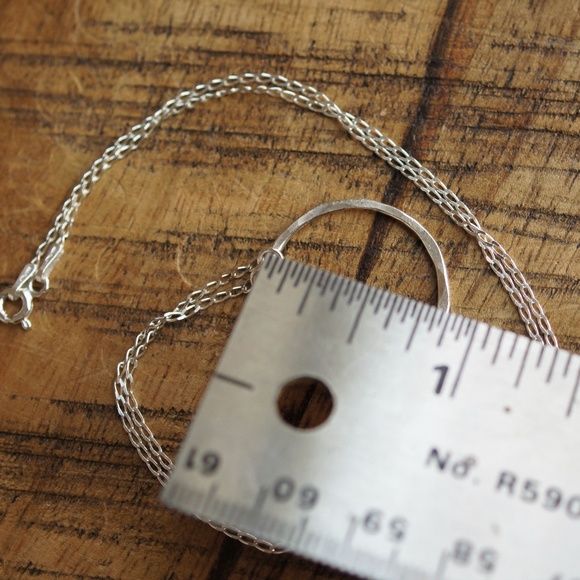 Hammered silver karma pendant NWT - Picture 2 of 4